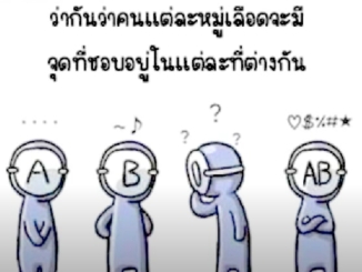 ทายนิสัย กรุ๊ปเลือด